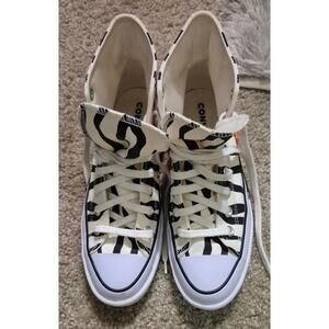 NWOT Converse All Star Chuck Taylor Canvas Animal Print Lift Platform High Top